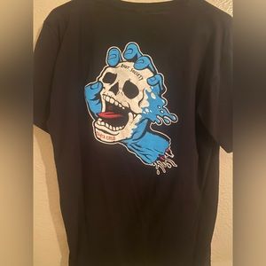 XL Black Santa Cruz × Riot Society Shirt